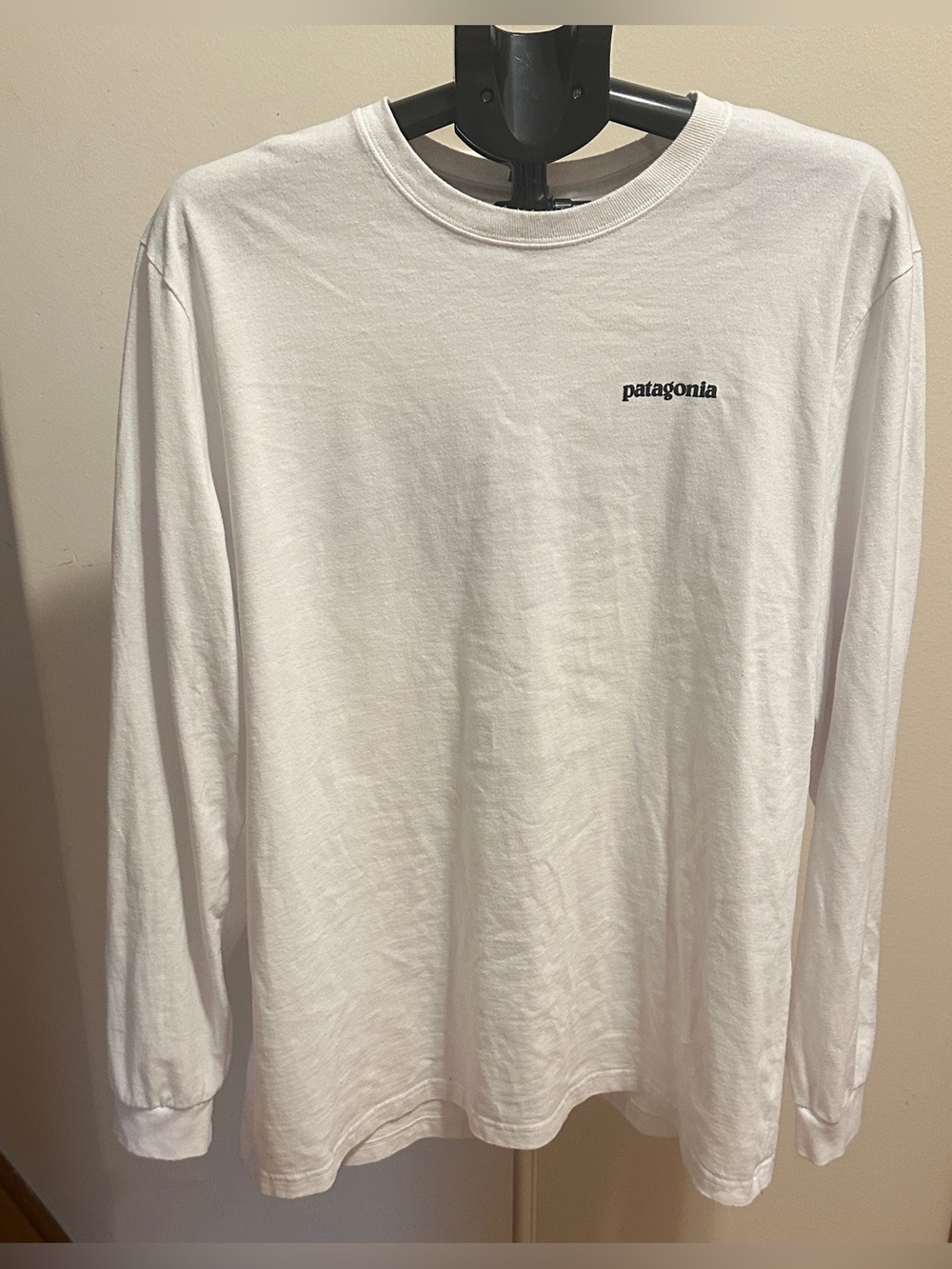 Patagonia Men's Long-Sleeve Crew Neck Shirt - White XL